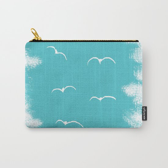 Seabirds and Clouds Carry-All Pouch