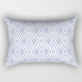 Pastel Blue and White Tessellation Line Pattern 39 Pairs DE 2022 Trending Color Prim Blue DE5898 Rectangular Pillow