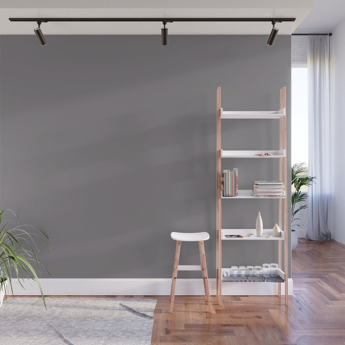 Color Inspired By Valspar America Cinder Fox Light Purple Gray 4001 2b Solid Color Wall Mural By Simplysolids