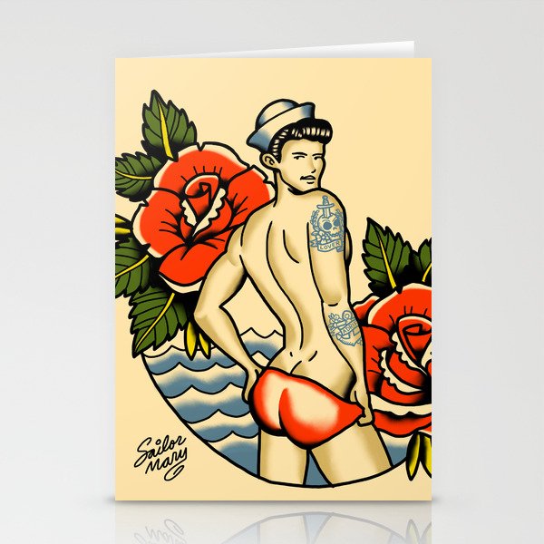 Ahoy Boy - Rear View Stationery Cards