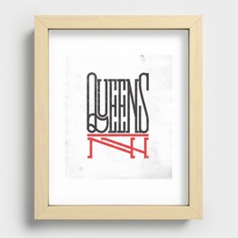 Queens NY Recessed Framed Print