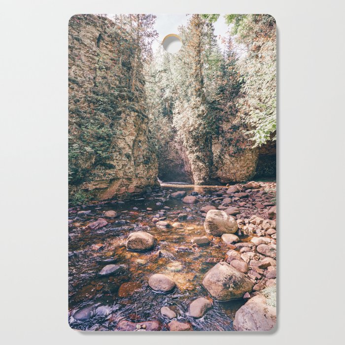 River Canyon | Nature and Landscape Photography | Grand Marais Minnesota Cutting Board