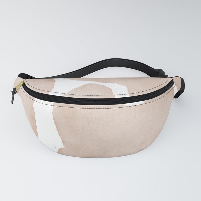 1 Abstract Shapes Watercolour 220802 Valourine Design Minimalist Fanny Pack