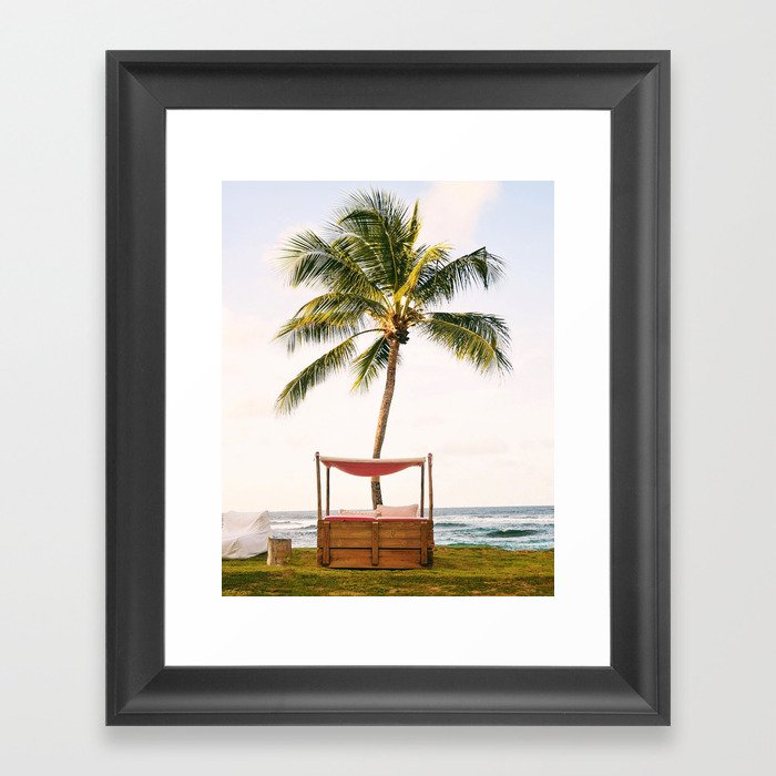 Cabana and Chill Framed Art Print