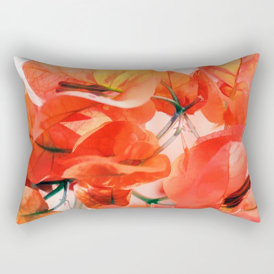 Sunny Bougainville. Rectangular Pillow
