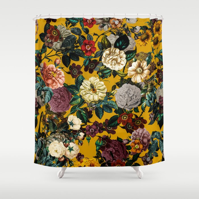Exotic Garden V Shower Curtain By Burcu, Exotic Shower Curtains