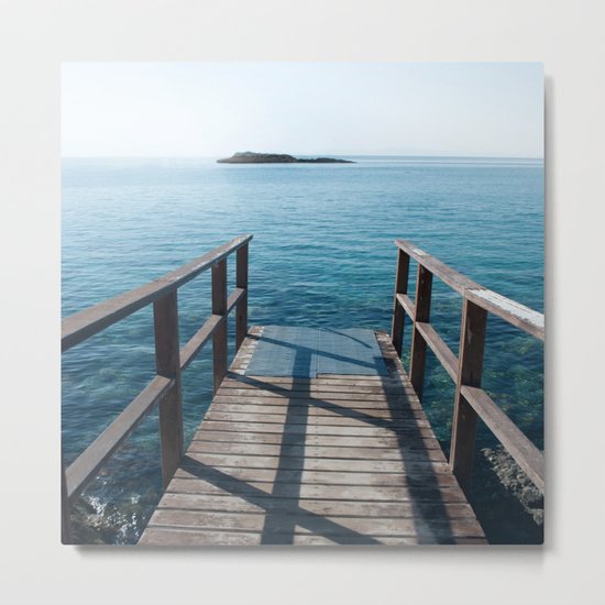 Into the sea Metal Print
