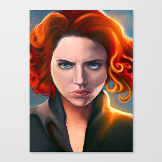 Black Widow Canvas Print