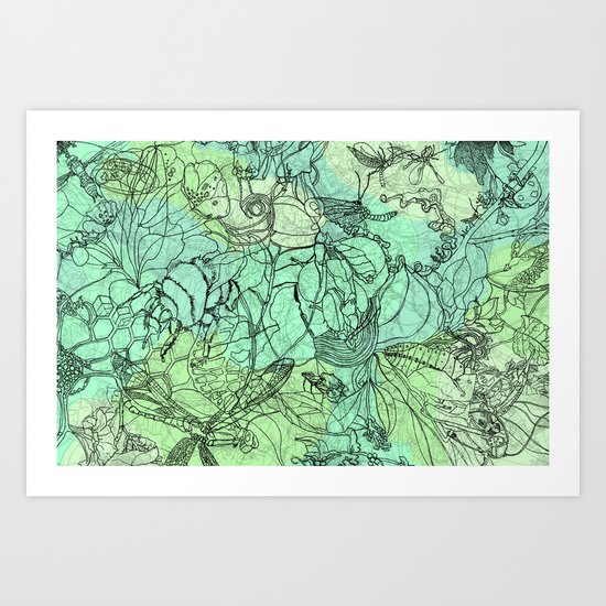 Insects Art Print