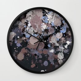 Paint Splatter Wall Clock