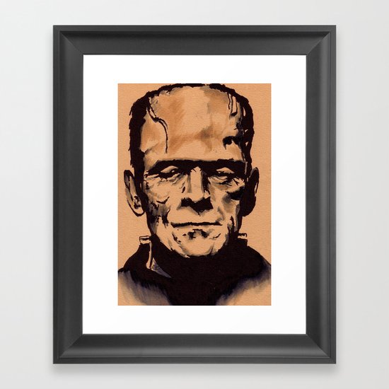 The Monster Framed Art Print
