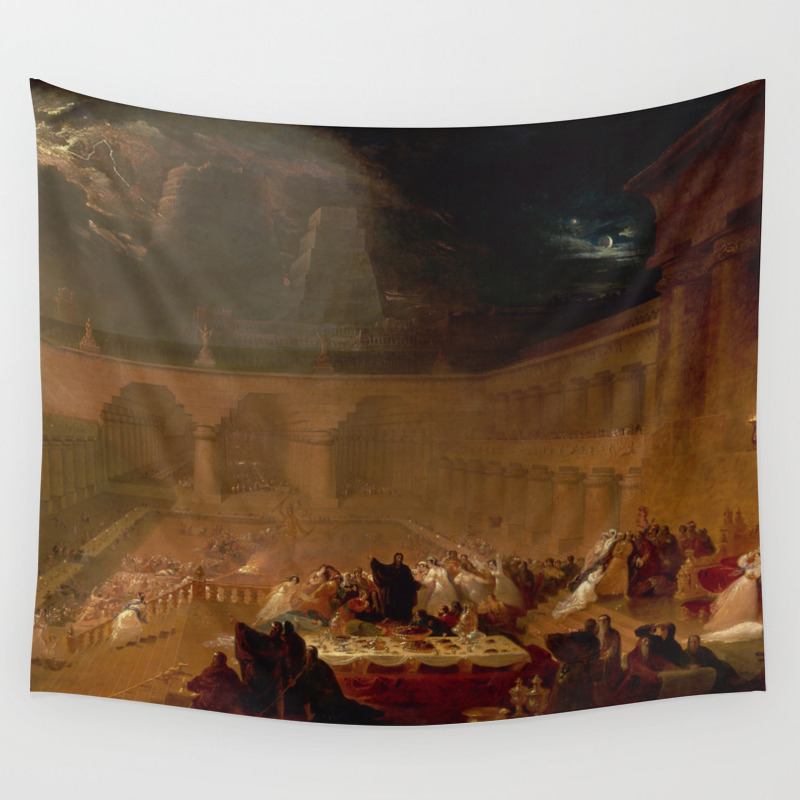 Belshazzar S Feast By John Martin 1821 Wall Tapestry By Thearts