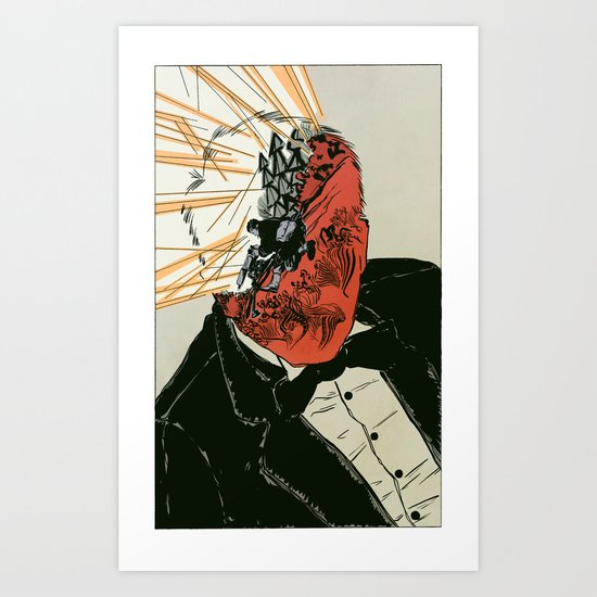 Shell Shock - Colour Art Print