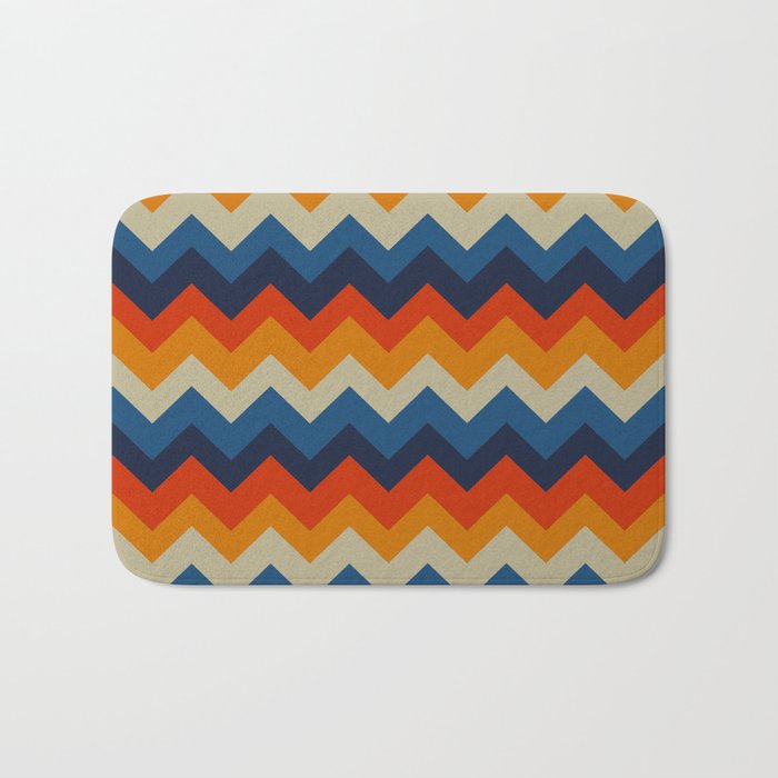 Chevron (Stylized Patterns 6) Bath Mat