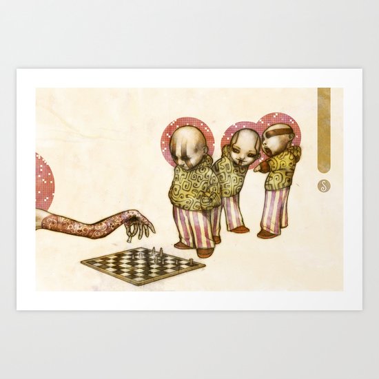 Candy Kids Art Print