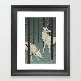 Wolves Framed Art Print