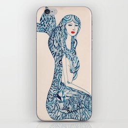 Portrait of a Mermaid iPhone Skin
