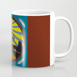Kokopelli #3 Coffee Mug | Hopi, Anasazi, Navajo, Desert, Tradition, Drummer, Nativeamerican, Painting, Kokopelli, Sunbeam 