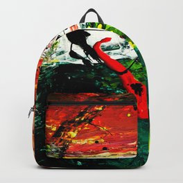 Vectorised Abstract art Backpack
