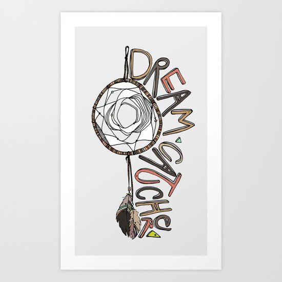 dream catcher Art Print