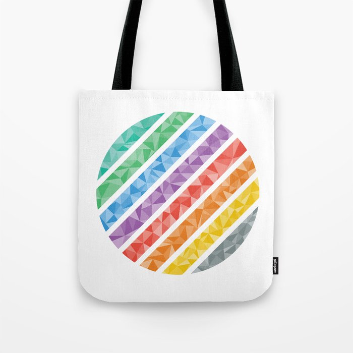 Triangles in a Circle Abstract Tote Bag