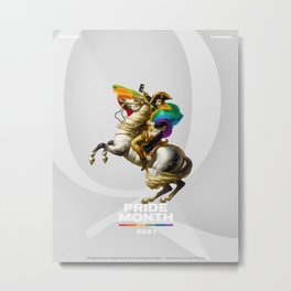 Napoleon goes rainbow  Metal Print