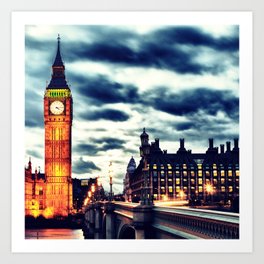London UK Art Print | Londonbridge, Londonclock, Buckinghampalace, Uk, Ukview, Sightseeing, Graphicdesign, Tower, Vacation, Travel 
