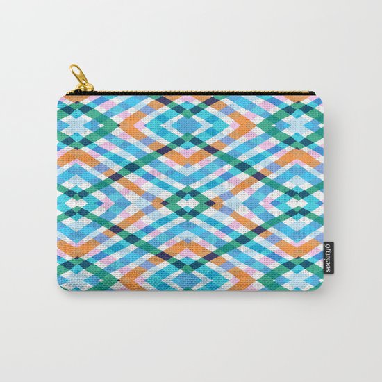 The rustic link based on tenun ikat Carry-All Pouch