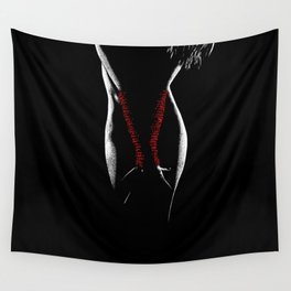 Red Rope Wall Tapestry