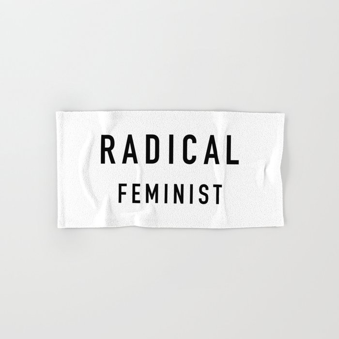 Radical Feminist Hand & Bath Towel