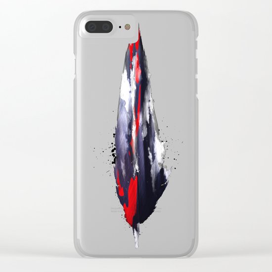 The American feather Clear iPhone Case