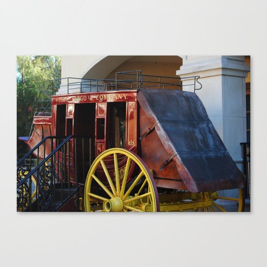 Stage Coach Canvas Print