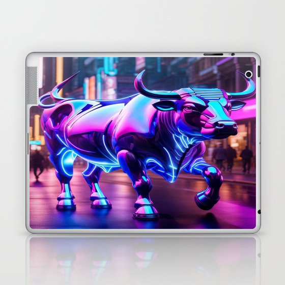 Majestic translucent Bull No.1 Laptop & iPad Skin