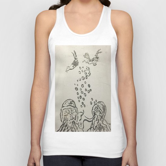 Under The Sea Sketch Unisex Tank Top