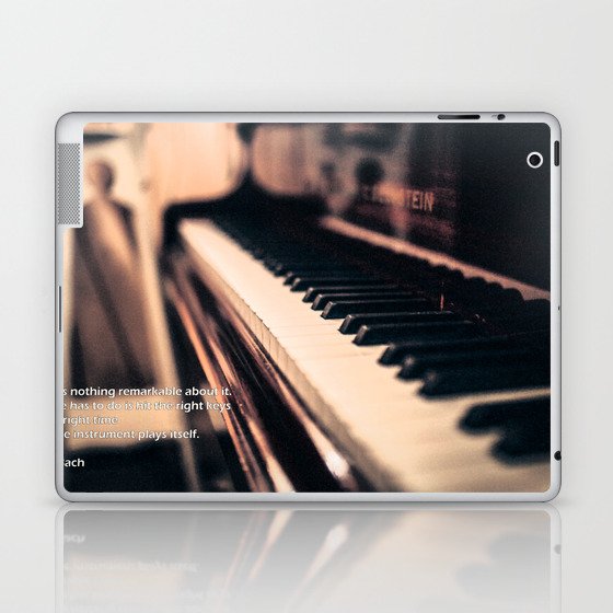 Bach's Piano Laptop & iPad Skin