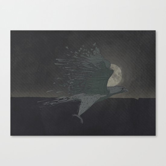 Turbulence at Night Canvas Print