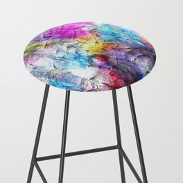 Watercolor Art Bar Stool