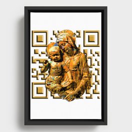 Madonna and Child Framed Canvas