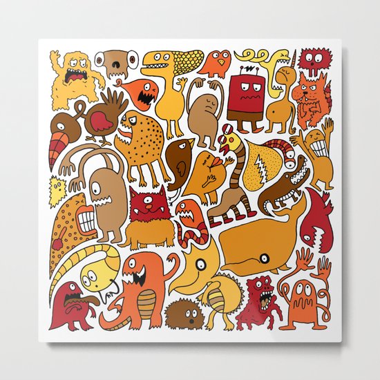 Creatures! Metal Print