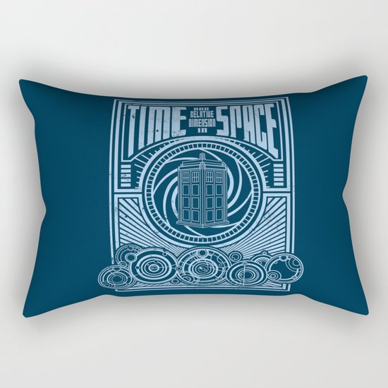 Time and Space Rectangular Pillow