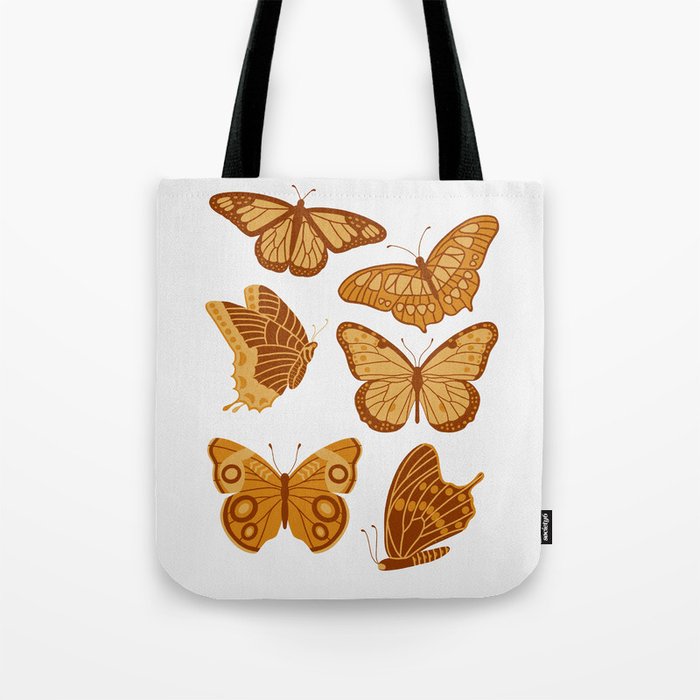 Texas Butterflies – Golden Yellow Tote Bag