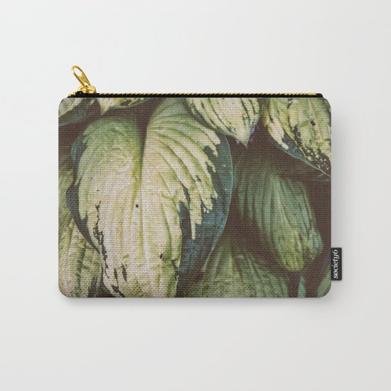 Natural Leaves Pattern Carry-All Pouch