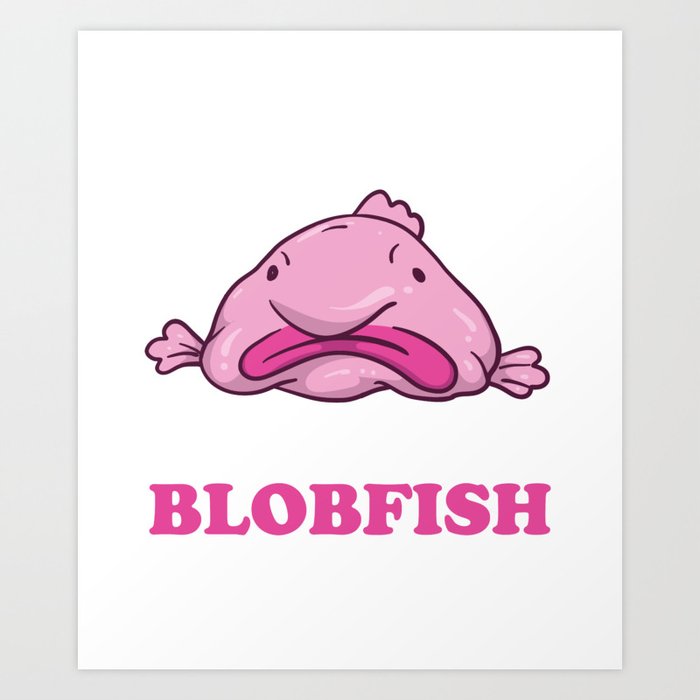 Anatomy of a Blobfish Funny Meme Clothing Kids' Sticker