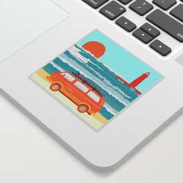 surf mobile Sticker