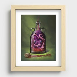 Release the Kraken Recessed Framed Print