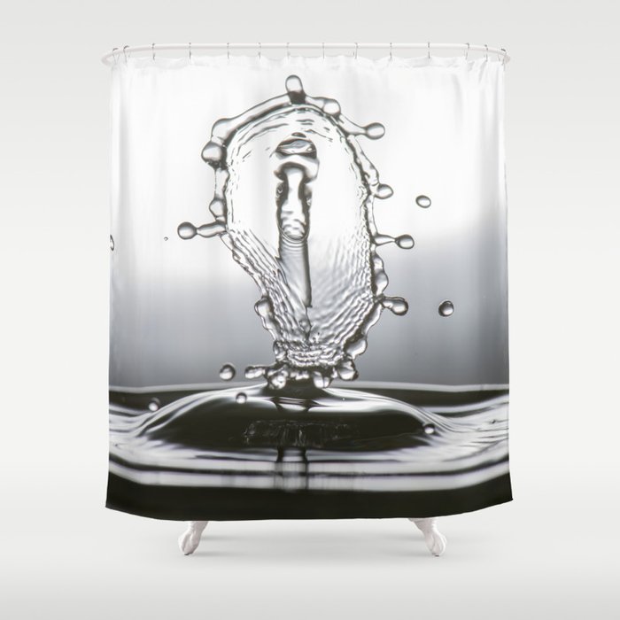 Water drops image #0478 Shower Curtain
