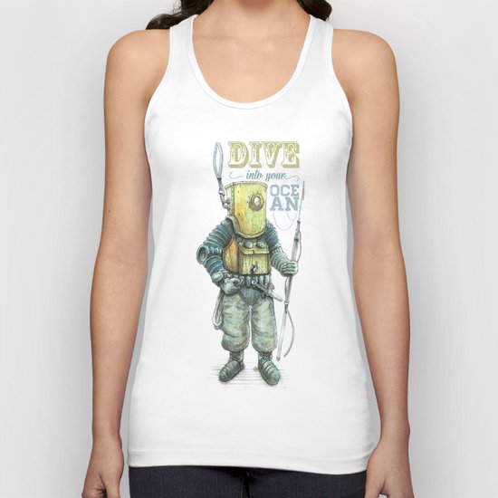 Diver Unisex Tank Top