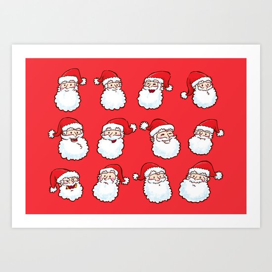 One Evil Santa Art Print
