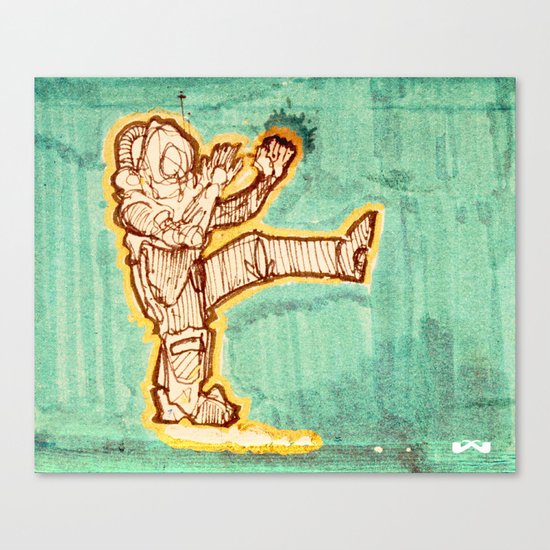 Astrokick. Canvas Print