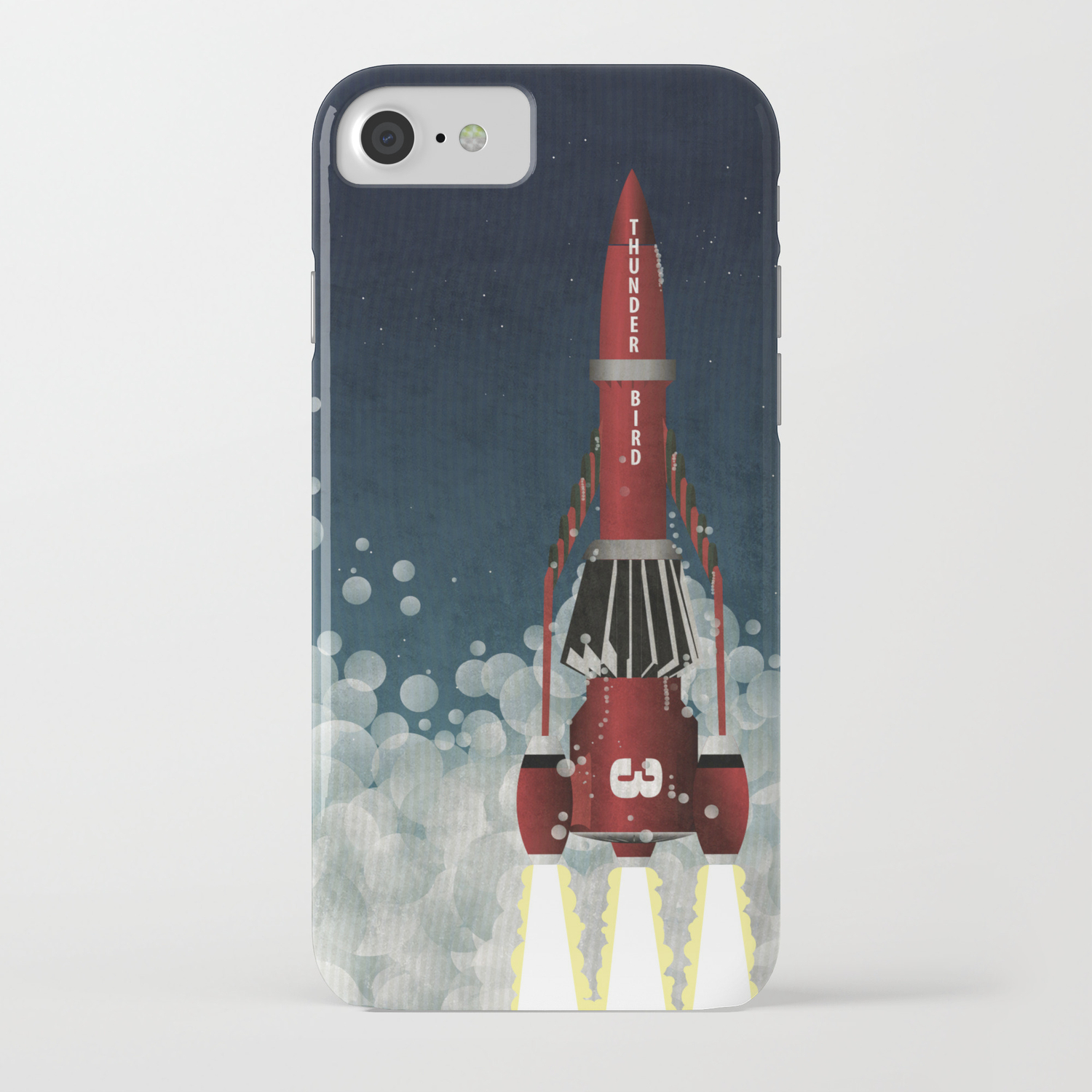 Thunderbird 3 Rocket Launch Iphone Case By Wyattdesign Society6